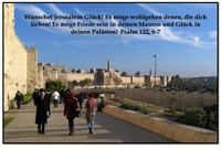 Abschied von Jerusalem Psalm 122 